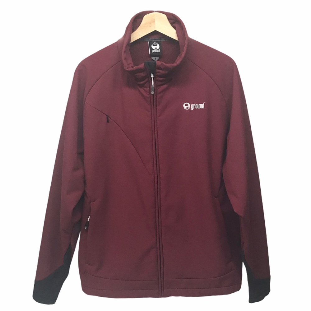 Soft Shell Ground Wear Scuba Fabric Full Zip Jacket Size M